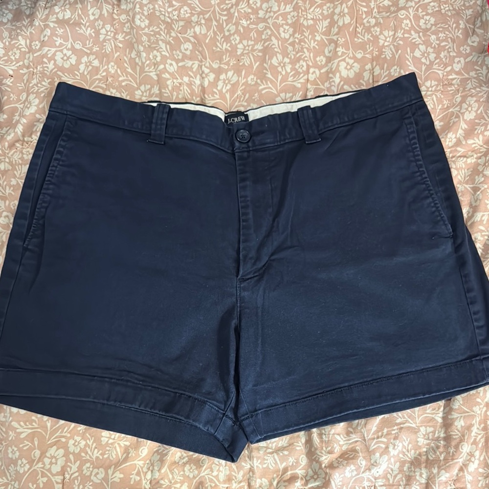 J. Crew Blue Bermuda Shorts Classic Cotton Style